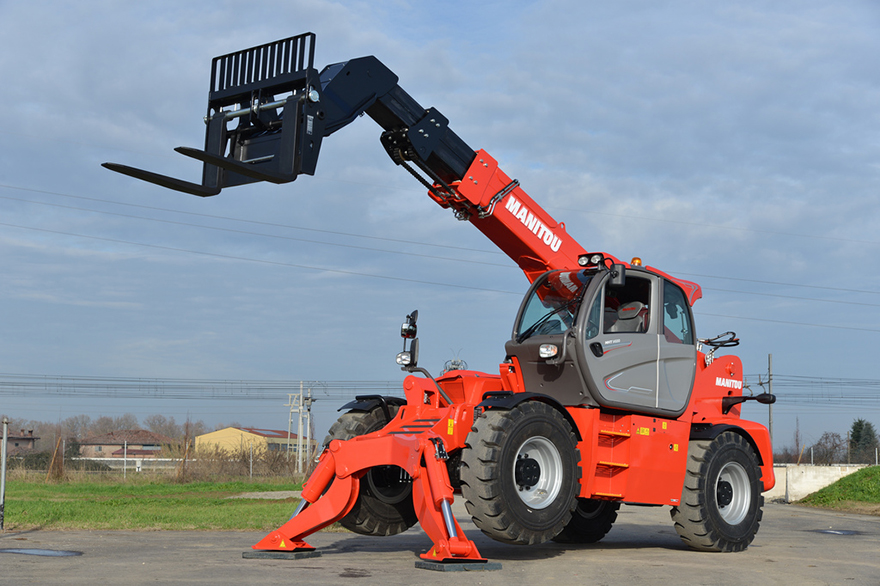 曼尼通Manitou 1490固定式伸缩臂叉装车 